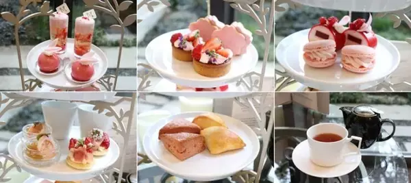 「旬のいちごを楽しめる桜色のストロベリーアフタヌーンティー｜ストリングスホテル 名古屋 ニューヨークラウンジ」の画像