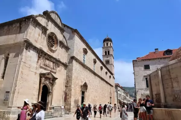 「【世界の街角】美しい回廊やクロアチア最古の薬局があるドゥブロヴニクのフランシスコ会修道院」の画像