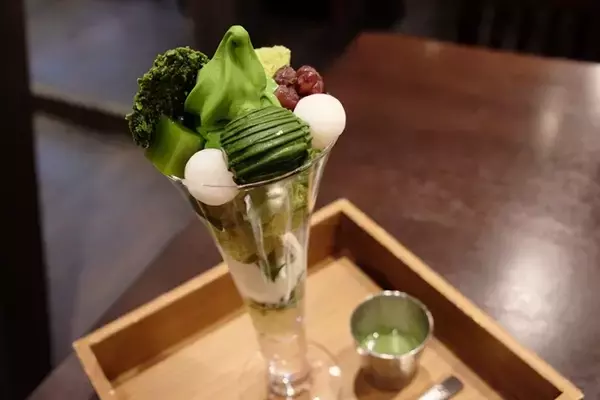 「【京都】「辻利兵衛本店 宇治本店茶寮」で、史上最「濃」の抹茶パフェに出会う」の画像