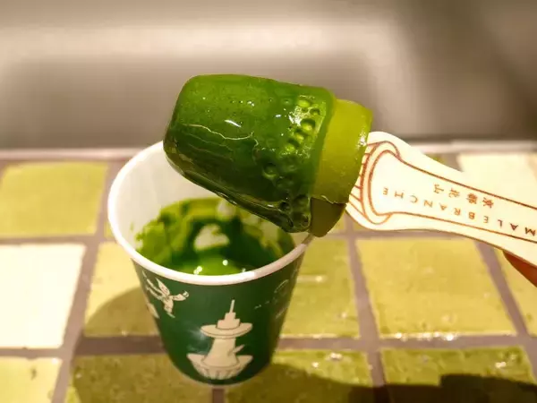 「京のほんまもんお濃茶スイーツを気軽に食べるなら「マールブランシュ」京都タワーサンド店限定「生茶の菓アイスバー」」の画像