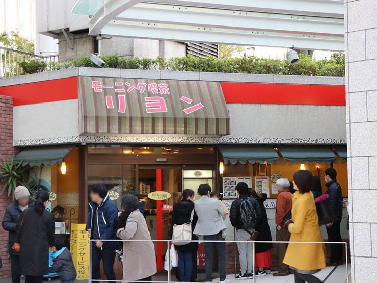 名古屋駅近くのモーニング喫茶 リヨン なら終日モーニングが楽しめる コーヒー1杯410円で小倉あんプレスサンド付き 18年3月21日 エキサイトニュース