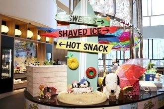 PEANUTSとコラボしたヒルトン名古屋のサマースイーツビュッフェ Snoopy Summer Beach Time