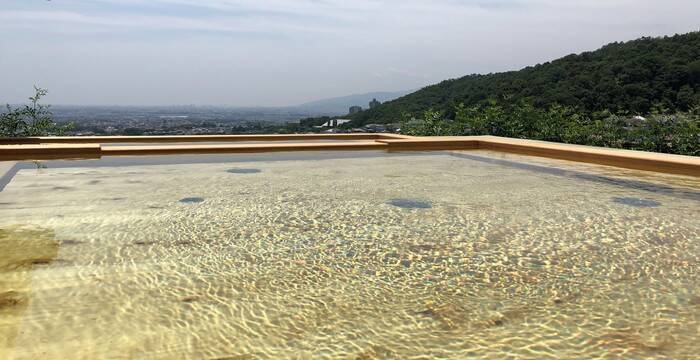 大阪の街並みと自然を一望 天空露天風呂 月見ノ湯 誕生 19年6月11日 エキサイトニュース