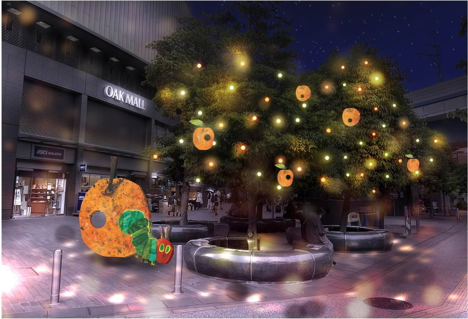 はらぺこあおむしとクリスマスツリー 東京 二子玉川ライズに登場 21年10月17日 エキサイトニュース