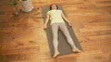 「姿勢改善に効果的！寝ながら簡単ヨガ「仰向けでねじるポーズ」」の画像6