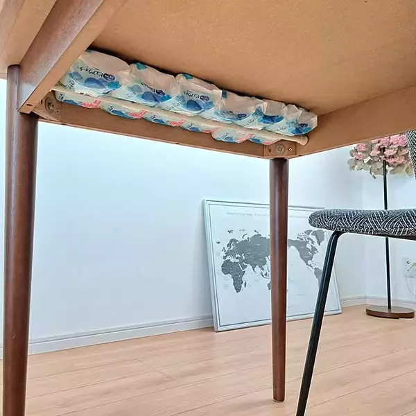 「デッドスペース活用で収納力アップ！すっきり暮らす整理収納アイデア」の画像