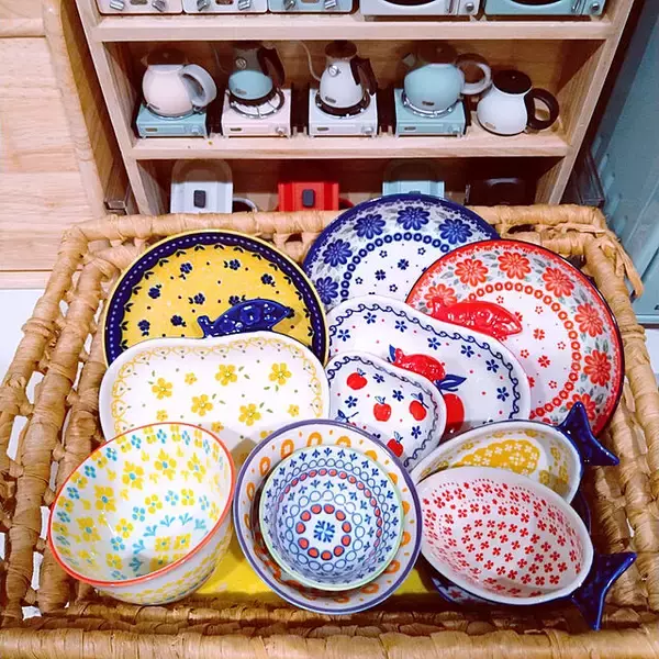 「かわいさに胸キュン♡セリアで見つけたお気に入りの食器」の画像