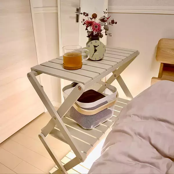 「あったらいいなを叶えてくれる♪ベルメゾンの折りたたみラックのある暮らし」の画像