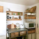 「お家のいたるところで大活躍！無印良品の重なるラタンバスケット」の画像2