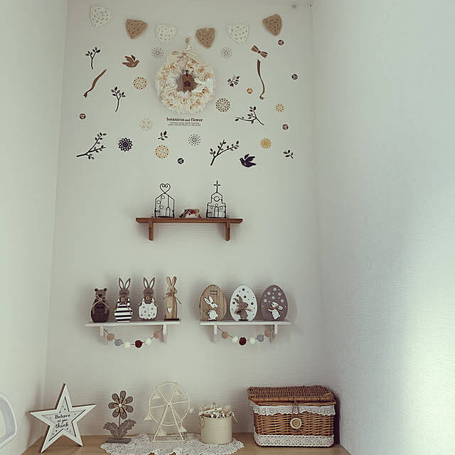 気軽に模様替えを楽しめる♪セリアのウォールステッカー実例集