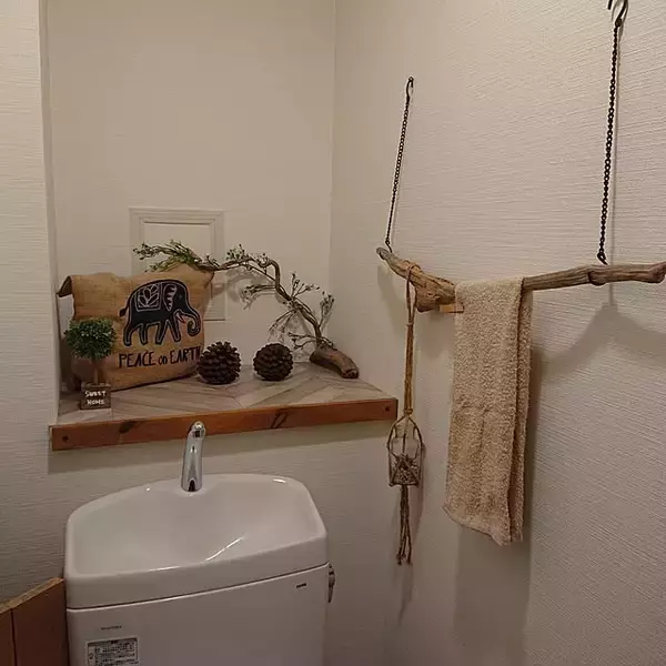 「使い勝手もデザインも♪自分にピッタリなタオル掛けにするための工夫」の画像