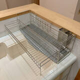 「【すきま活用アイデア】18cmの隙間がシンク脇収納に変身！式伸縮スリム水切りを使った工夫 by pineappleさん」の画像4