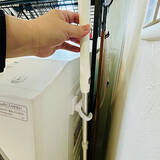 「【すきま活用アイデア】洗濯機横14cmを有効活用！ワイヤーネットでまとめる掃除＆洗濯グッズ収納 by Yumi-springさん」の画像4