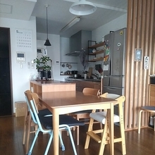 「リノベで叶えた、暮らしと家族の気配を感じる自然体なキッチン」 by sakiさん