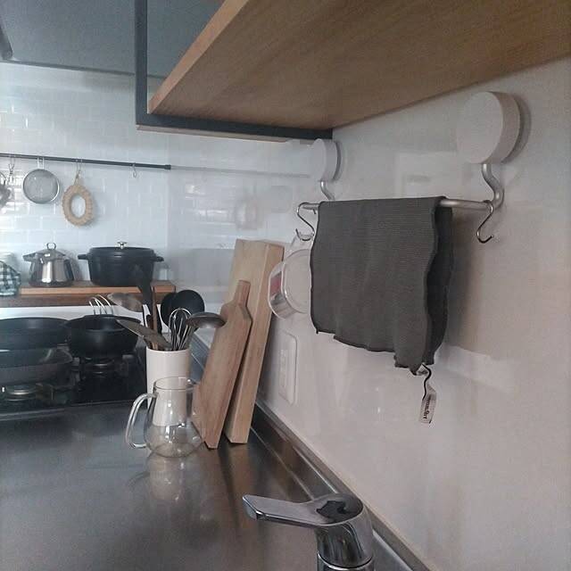 「リノベで叶えた、暮らしと家族の気配を感じる自然体なキッチン」 by sakiさん