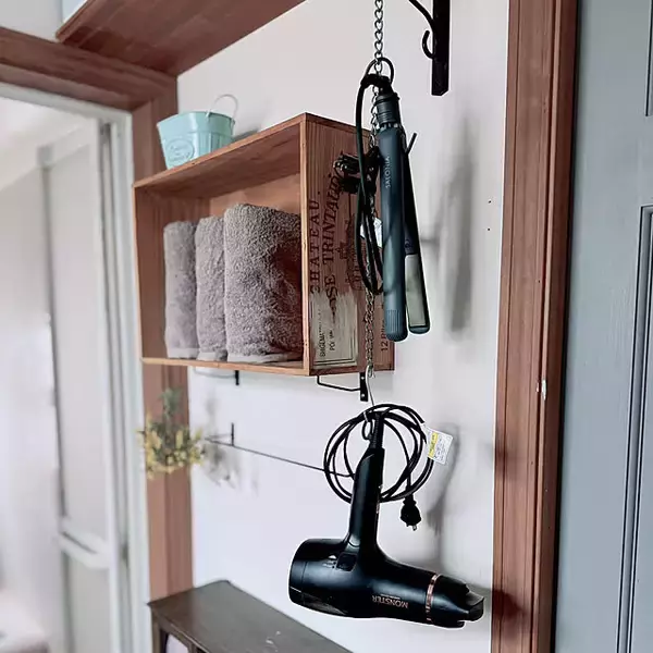 「収納不足の悩みを解決♪洗面所のスペースを有効に使うアイデア」の画像