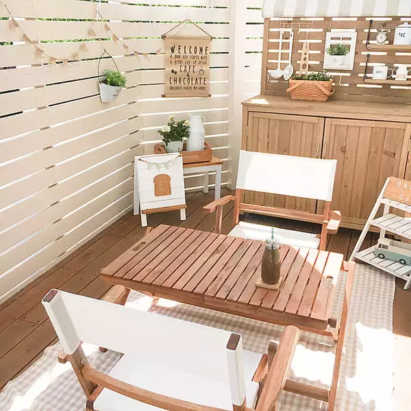 「ベランダで、リビングで♪ニトリのアウトドアグッズをお家で楽しもう」の画像