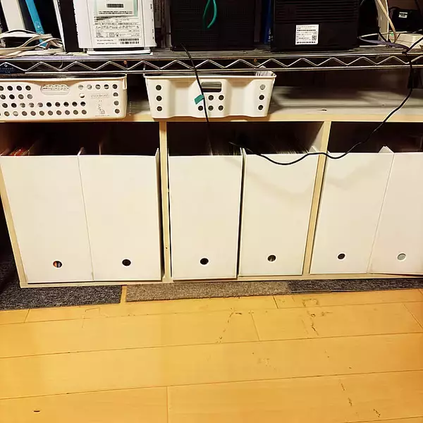 「並べるだけで美収納が叶う！ニトリのファイルボックス活用法」の画像