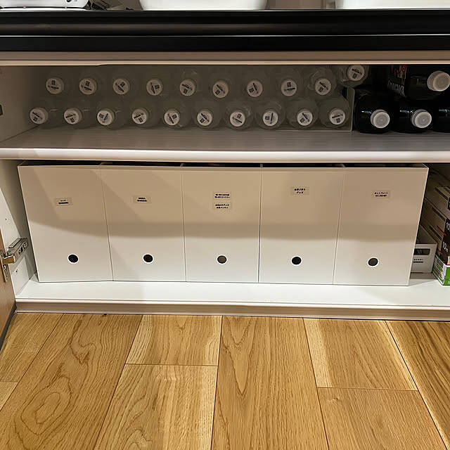 並べるだけで美収納が叶う！ニトリのファイルボックス活用法