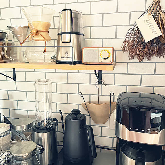 溢れかえったコーヒーコーナーがスッキリ快適に！手軽にそろう100均のコーヒーグッズ収納