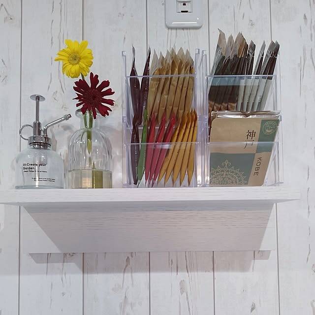 溢れかえったコーヒーコーナーがスッキリ快適に！手軽にそろう100均のコーヒーグッズ収納