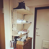 「玄関を見栄えよく整理整頓♪玄関のディスプレイ収納DIYアイディア」の画像5