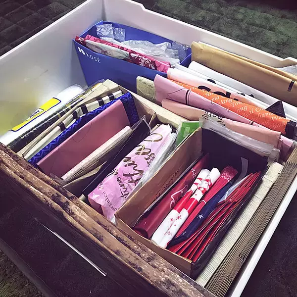 「かさばらず出し入れしやすくて、ストレスフリー！紙袋のすっきり収納法」の画像