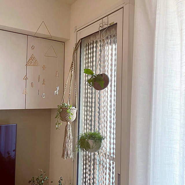 床に置かなくてもグリーンを飾れる！吊るして彩る、ハンギングプランターのある暮らし