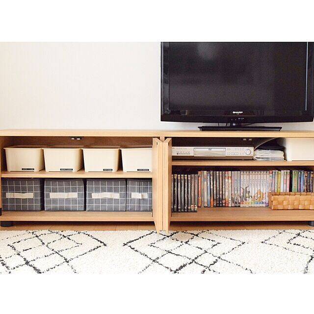 あなた仕様にカスタマイズ♪無印良品のスタッキングキャビネットの実例集