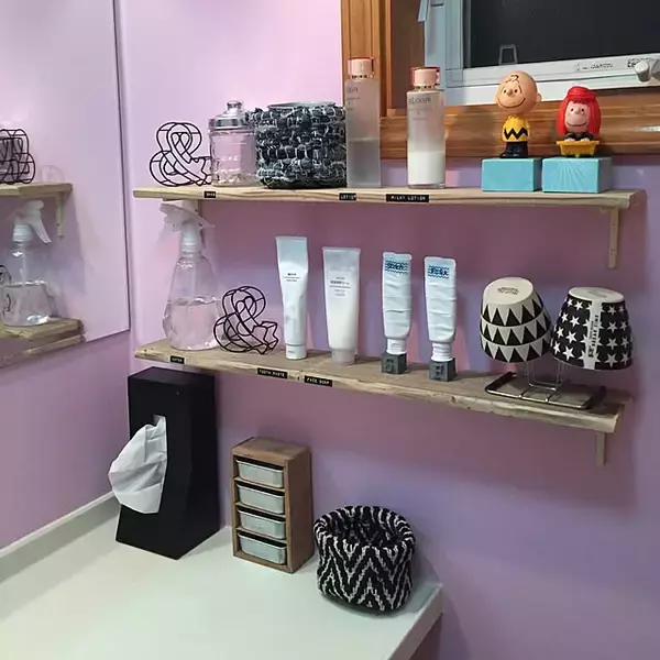 「使い勝手と見た目のよさを両立♪スキンケアアイテムの収納実例」の画像