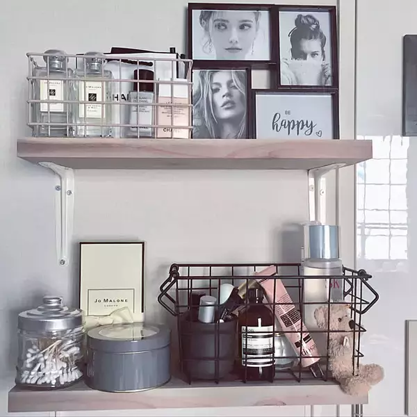 「使い勝手と見た目のよさを両立♪スキンケアアイテムの収納実例」の画像