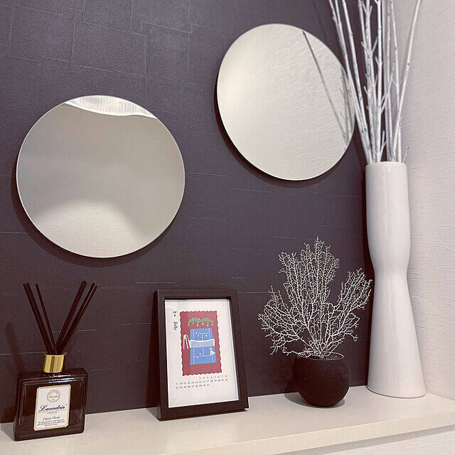 インテリアとしても輝く☆ラウンドミラーがあるお部屋10選