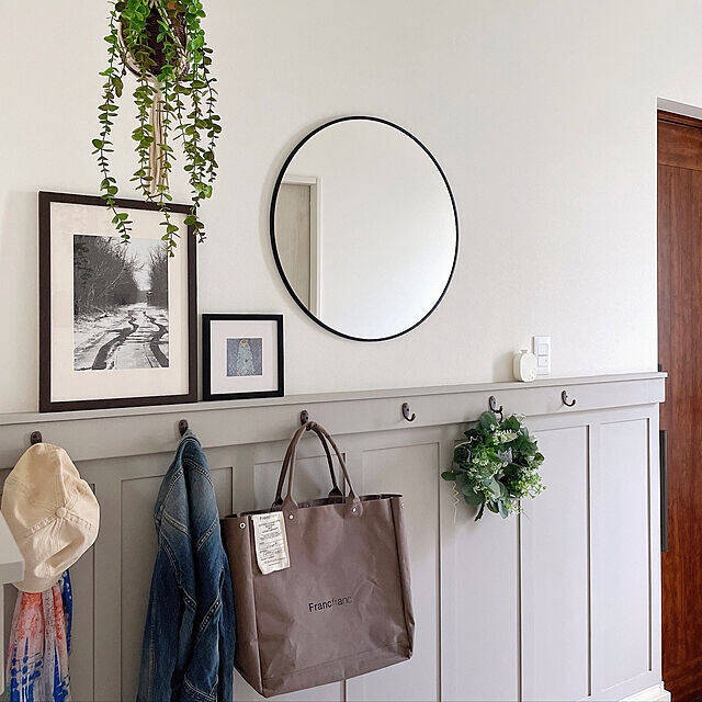 インテリアとしても輝く☆ラウンドミラーがあるお部屋10選