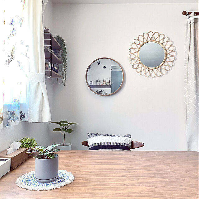 インテリアとしても輝く☆ラウンドミラーがあるお部屋10選