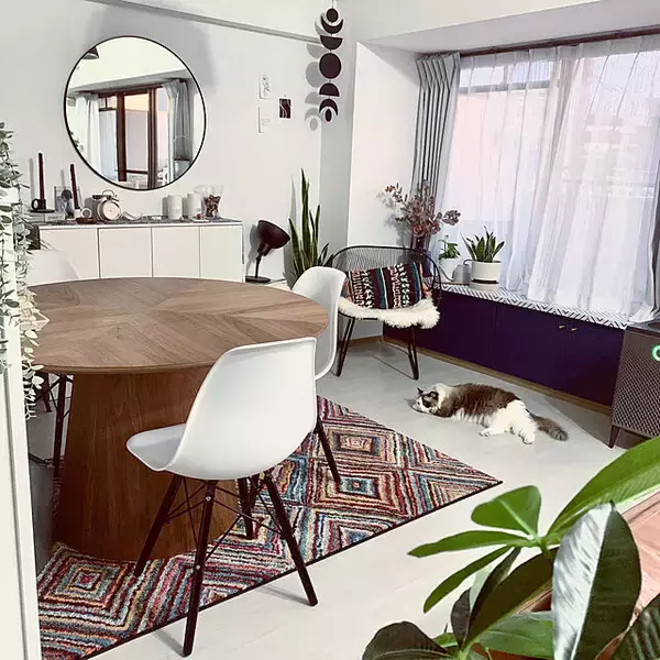 「インテリアとしても輝く☆ラウンドミラーがあるお部屋10選」の画像