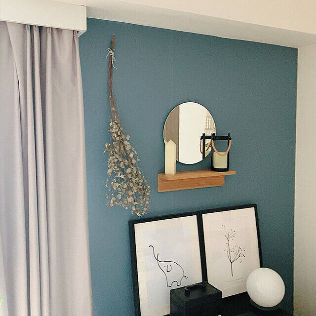 インテリアとしても輝く☆ラウンドミラーがあるお部屋10選