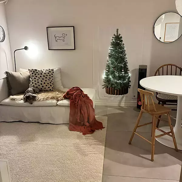 「定番から壁掛けタイプまで♪暮らしに合わせて飾るクリスマスツリーの実例6選」の画像