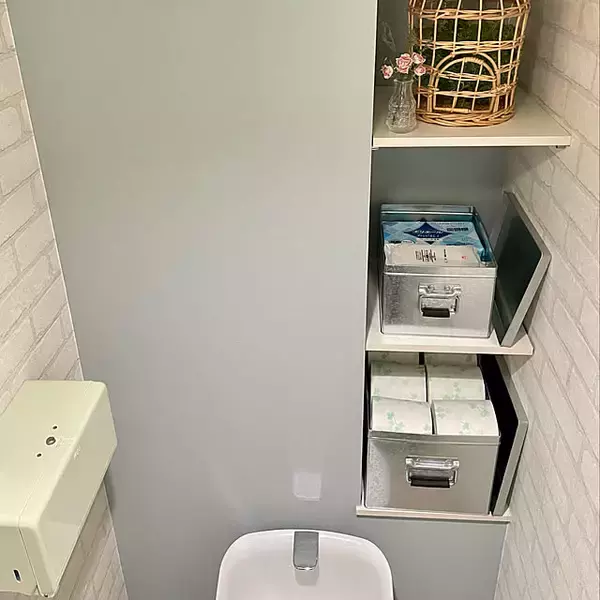 「おうちのトイレに合わせた収納作りをお助け♪トイレ収納に役立つ無印良品のアイテム」の画像