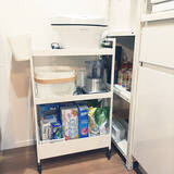 「限られたスペースでも快適に収納できる。IKEAのワゴンNISSAFORSの使い方6選」の画像2