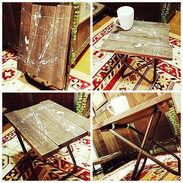 DIYで思いどおり！サイドテーブルのスペース活用アイデア