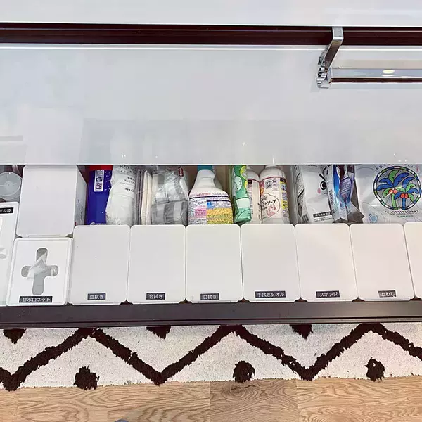 「キッチンの快適度をアップ♪消耗品収納に役立つダイソーのアイテム」の画像