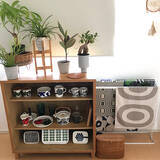 「無印良品の木製キャビネットで整う暮らし。ガラス扉＆木扉の実例6選」の画像4