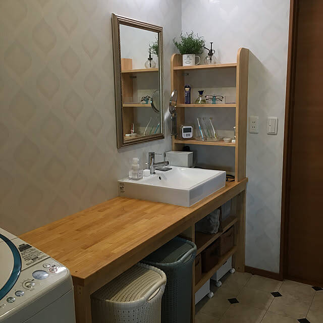 うっとりするような洗面所はアイデアしだい♪DIYで作る見栄え抜群の洗面所10選