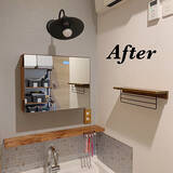 「うっとりするような洗面所はアイデアしだい♪DIYで作る見栄え抜群の洗面所10選」の画像6