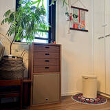 「場所を選ばず暮らしにフィット♪無印良品のスタッキングシェルフを使った収納実例」の画像5