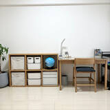 「場所を選ばず暮らしにフィット♪無印良品のスタッキングシェルフを使った収納実例」の画像6