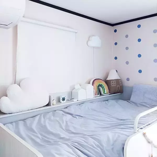 「ベッドからカーテンまでリーズナブルにそろう♪ニトリのアイテムを取り入れた子ども部屋の実例集」の画像