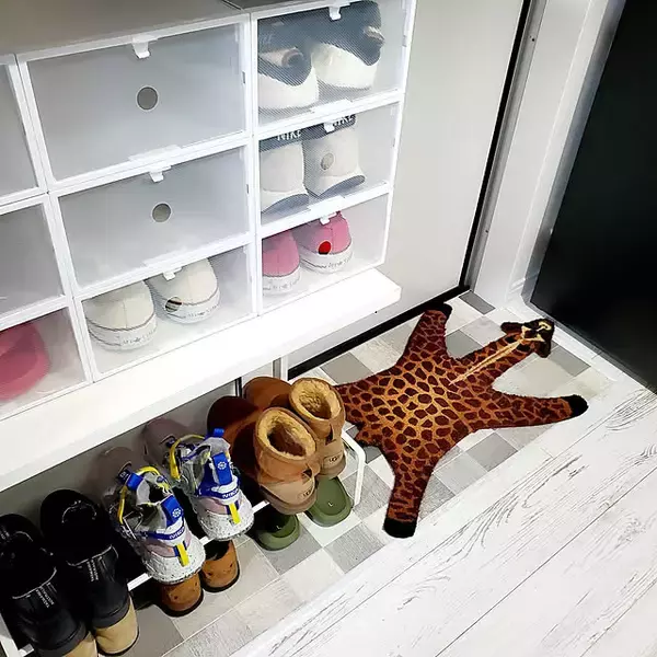 「玄関に手軽な工夫をプラス♪100均アイテムで靴収納を整える」の画像