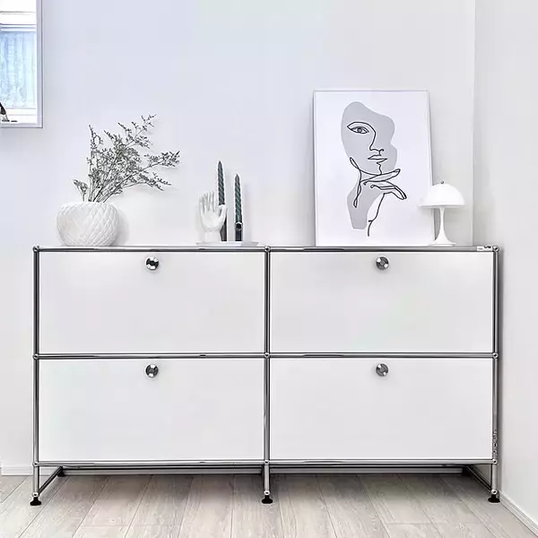 「モジュールを組み合わせて使う！シンプルな機能美を感じるUSMの家具」の画像