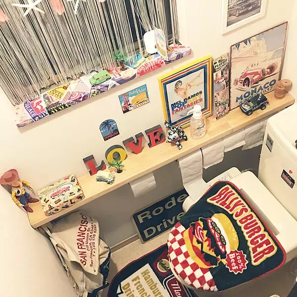 「カラフルで元気なイメージが好き☆アメリカンポップなインテリアコーディネート集」の画像
